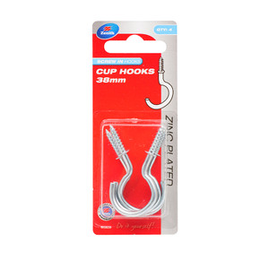 3.3X38MM PK4 HOOK CUP
