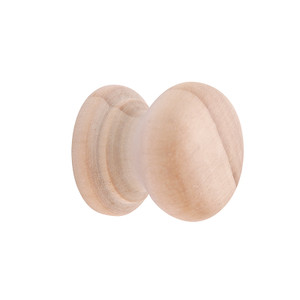 KNOB MUSHROOM RAW PINE