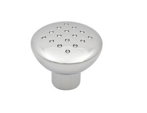 KNOB SPECKLED CHROME 32MM