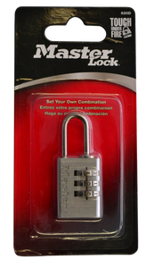 PADLOCK MSTR BRS R'SET COMBO20M