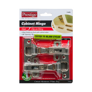 HINGE CON INSET DOOR 110D NP PK2