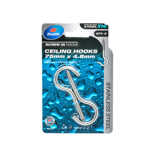 PK2 HOOK CEILING SS