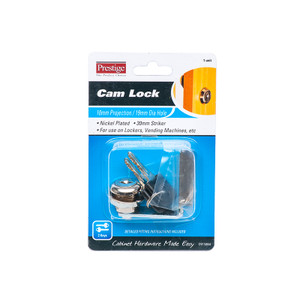 LOCK CABINET CAM N/PLATED K DIFFER 16MM