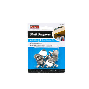 SUPPORT SHELF NP 6MM PIN PK12