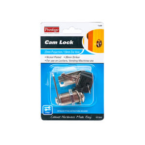 LOCK CABINET CAM C/PLATED K DIFFER
