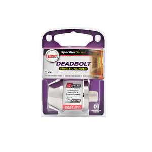 DEADBOLT SINGLE CYL RD