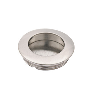 HANDLE PULL FLUSH BRUSHED NICKEL 40MM
