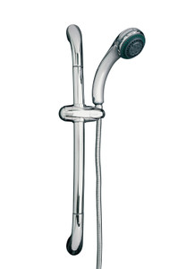 SHOWER HAND RAIL W/HOSE/SOAP DISH