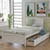 Twin size Platform Bed with Two Drawers