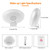 Wake-up Light Electronic Clock Alarm Clock Analog Daylight, RGB Color Light