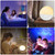 Wake-up Light Electronic Clock Alarm Clock Analog Daylight, RGB Color Light