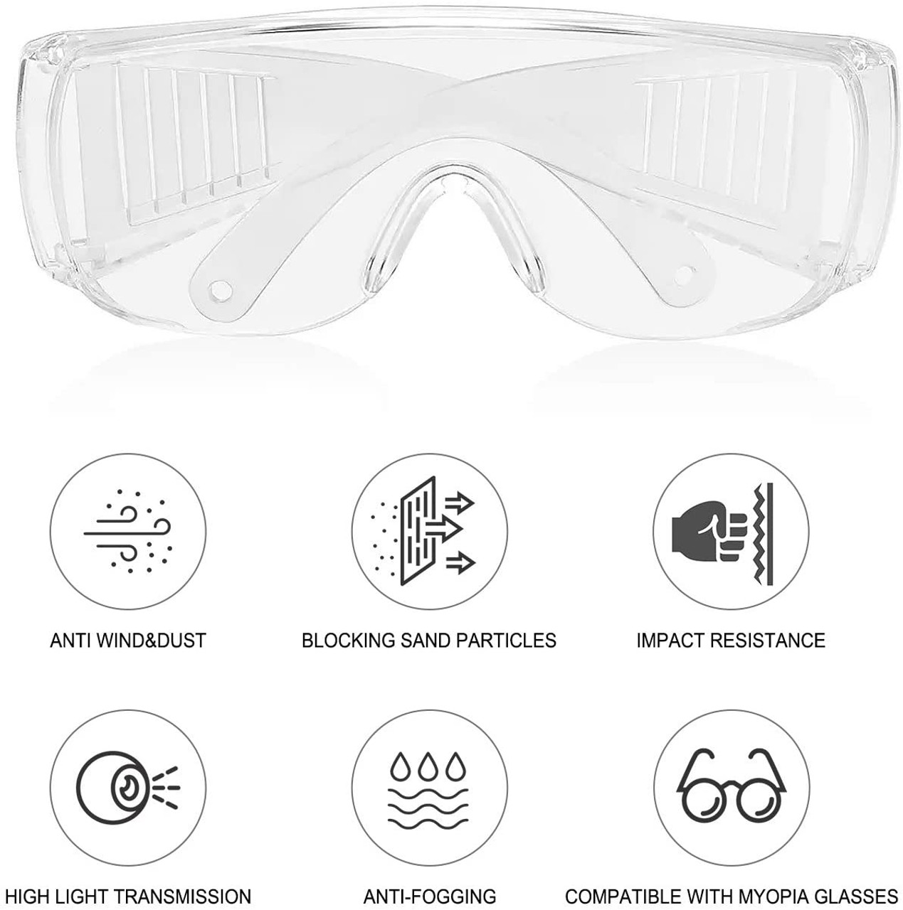 Calabria 1003 Anti Splash Safety Glasses Fitover w/ 100% UV PROTECTION IN  ORANGE - Speert International