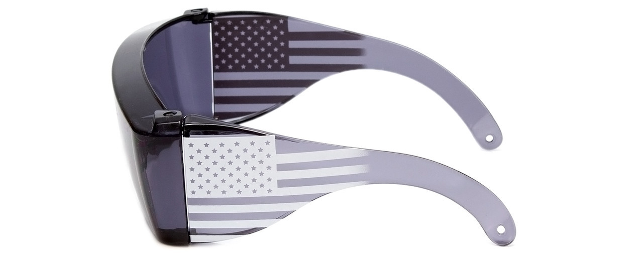 CALABRIA 3000 Economy Fitover Sunglasses w/ UV PROTECTION in SMOKE