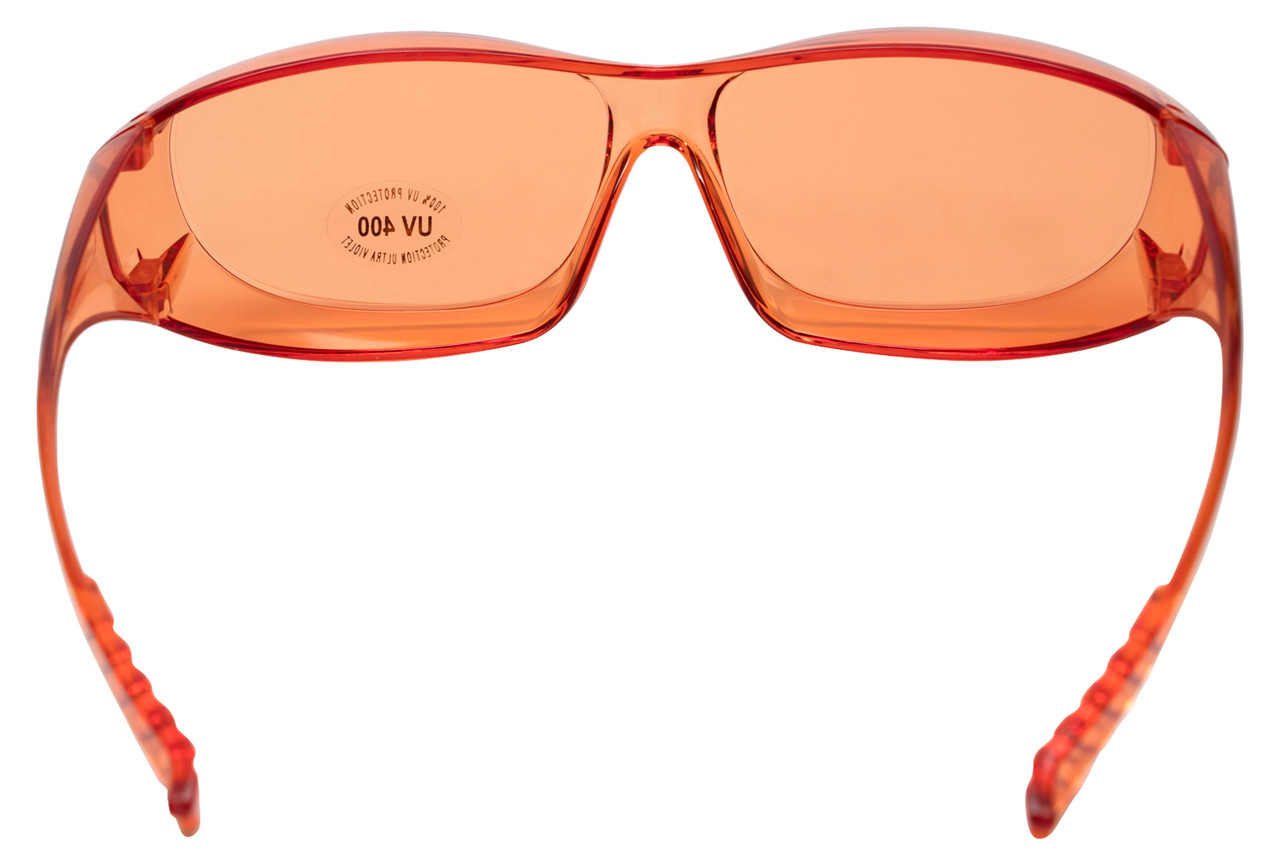 Calabria 6000 Large Fit Over Sonnenbrille – UV-Schutz, Gelb