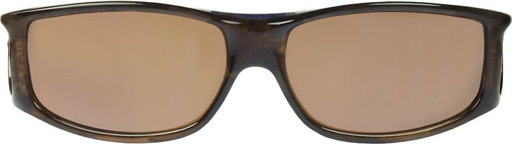 Jonathan Paul® Fitovers Eyewear Large Jett in Brown-Marble & Amber