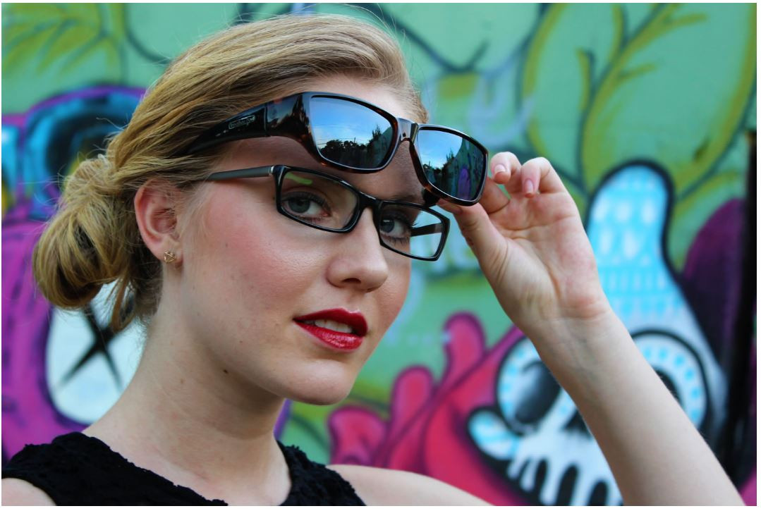 Jonathan Paul® Fitovers Eyewear Large Neera in Leopard-Black