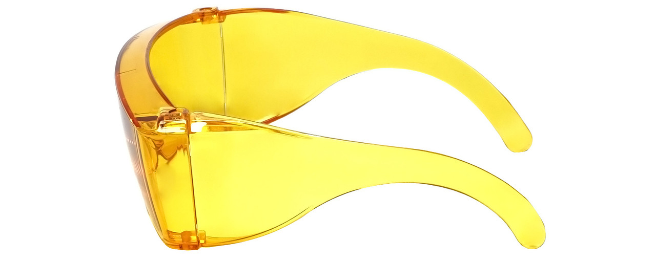 CALABRIA 6000G Economy Fitover Safety Glasses with 100% UV PROTECTION IN GREEN - International