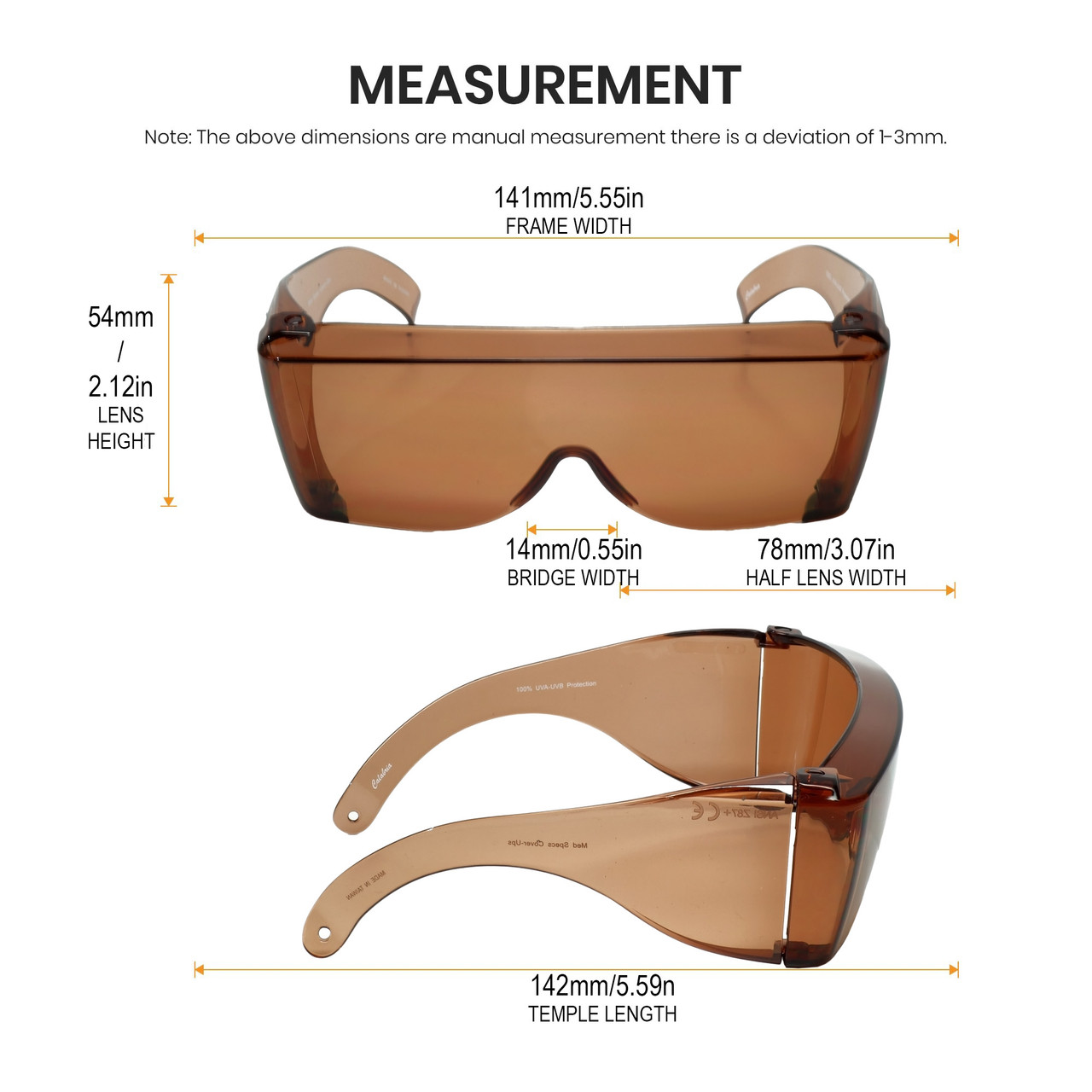 CALABRIA 3000DR Economy Fitover with UV PROTECTION IN COPPER