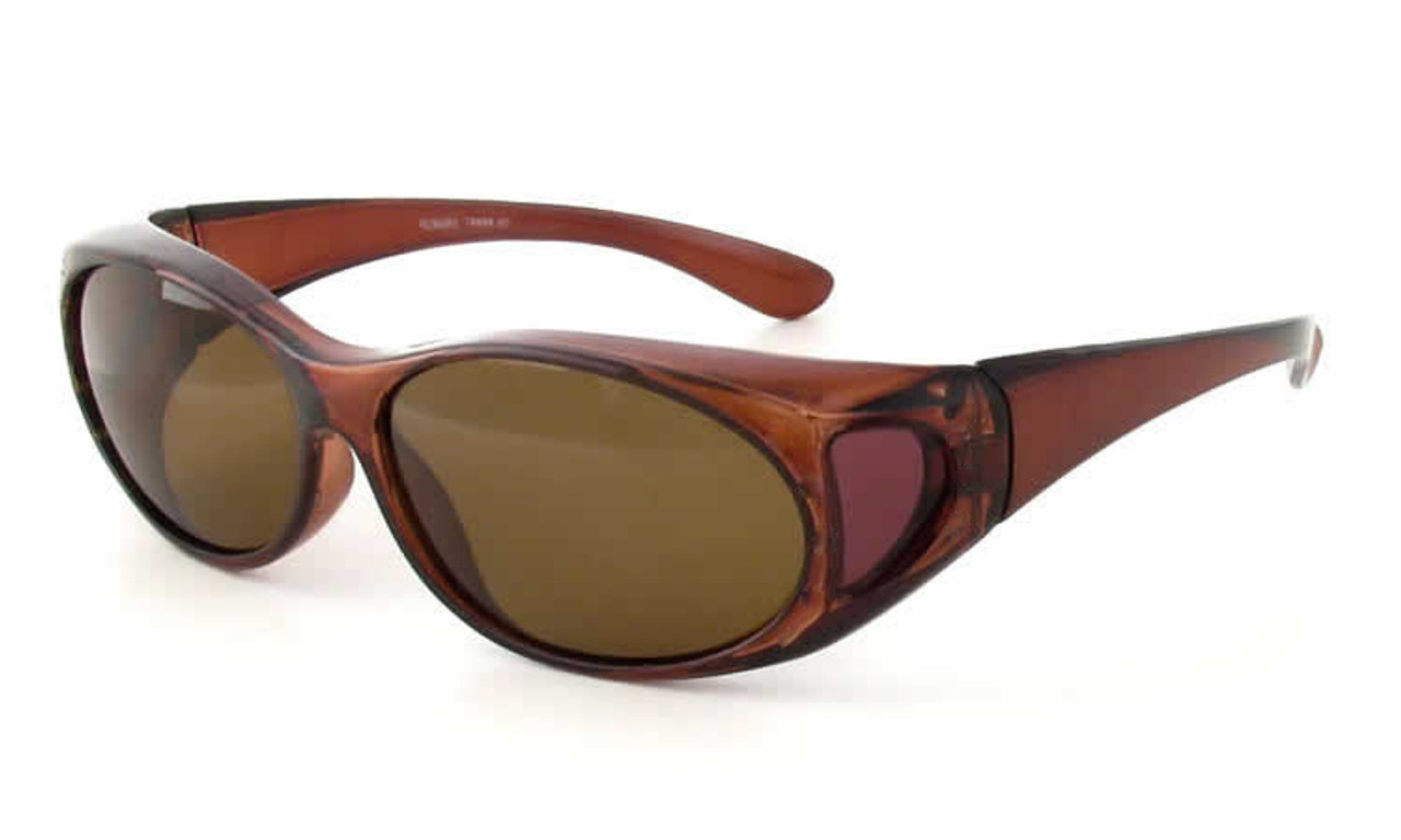 Haven Designer Fitover Sunglasses Avalon in Tortoise & Polarized Amber Lens  (SMALL) - Fitover USA