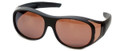 Calabria 7659 Drivers FitOver Sunglasses with Copper Lens Large Size
