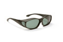 Haven Designer Fitover Sunglasses Biscayne in Black & Polarized Grey Lens (MEDIUM)