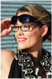 Jonathan Paul® Fitovers Eyewear Small Razor in Gun-Metal & Gray RZ005