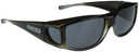 Jonathan Paul® Fitovers Eyewear Large Jett in Olive-Charcoal & Gray JT005
