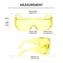CALABRIA 1003Y Economy Fitover with UV PROTECTION IN YELLOW