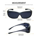 CALABRIA 6000S Economy Fitover with UV PROTECTION IN SMOKE