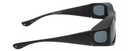 Jonathan Paul® Fitovers Eyewear Large Classic Series in Satin-Black & Gray Fl013