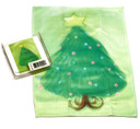 Holiday Christmas Theme Cleaning Cloth Tree