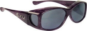 Jonathan Paul® Fitovers Eyewear Kids Extra-Small Glides in Purple Haze & Gray G005S