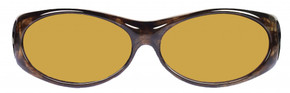 Jonathan Paul® Fitovers Eyewear Small Aurora in Brown-Marble & Yellow AR008Y