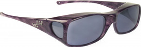 Jonathan Paul® Fitovers Eyewear Large Aria in Purple-Heart & Gray AA006S