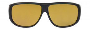 Jonathan Paul® Fitovers Eyewear X-Large Aviator in Matte-Black & Yellow AV001Y