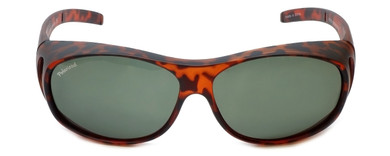 Montana Designer Fitover Sunglasses F01B in Matte Tortoise & Polarized G15 Green Lens