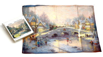 Holiday Christmas Theme Cleaning Cloth, Spirit of Christmas