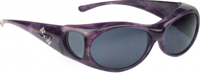 Jonathan Paul® Fitovers Eyewear Small Aurora in Purple-Haze & Gray AR007S
