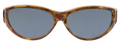 Jonathan Paul® Fitovers Eyewear Medium Ikara in Tiger-Eye & Gray IK003