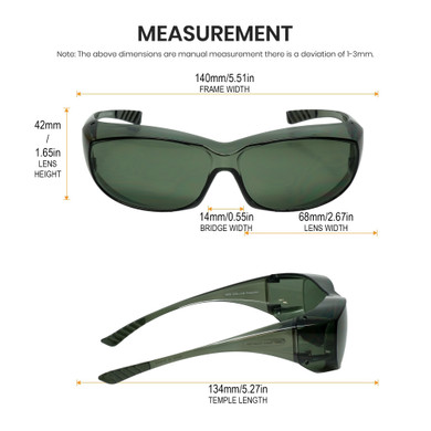 CALABRIA 6000G Economy Fitover with UV PROTECTION IN GREEN