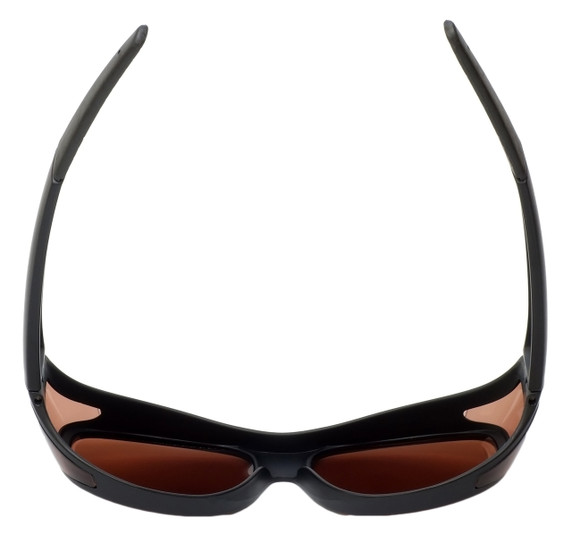 Calabria 7659 Drivers FitOver Sunglasses with Copper Lens Large Size