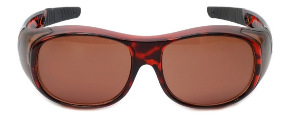Calabria 7659 Drivers FitOver Sunglasses with Copper Lens Large Size