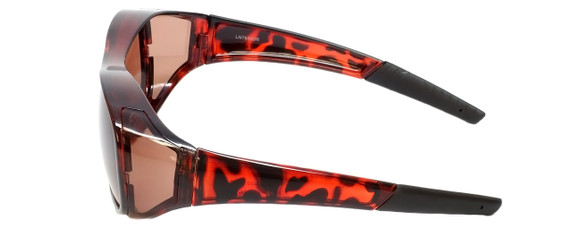 Calabria 7659 Drivers FitOver Sunglasses with Copper Lens Large Size