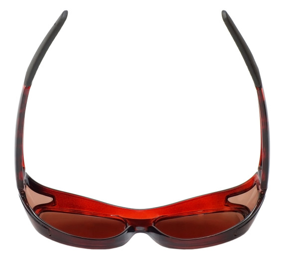 Calabria 7659 Drivers FitOver Sunglasses with Copper Lens Large Size