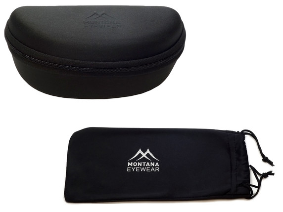 Included Montana Zippered Hard Case & Microfiber Pouch