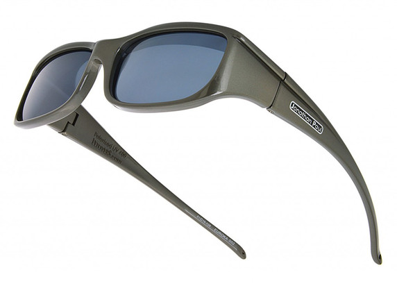 Jonathan Paul® Fitovers Eyewear Small Euroka in Gun-Metal & Gray EU002