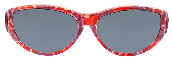 Jonathan Paul® Fitovers Eyewear Medium Ikara in Berry-Crush & Gray IK002