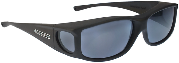 Jonathan Paul® Fitovers Eyewear Large Jett in Matte-Black & Gray JT001