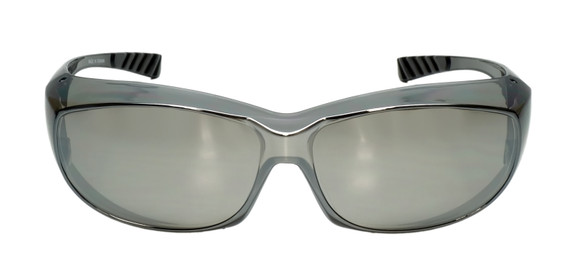 CALABRIA 6000WM Economy Fitover with UV PROTECTION IN SILVER MIRROR