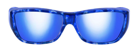 Jonathan Paul® Fitovers Eyewear Large Neera in Blue-Blast & Blue Mirror NR002BM